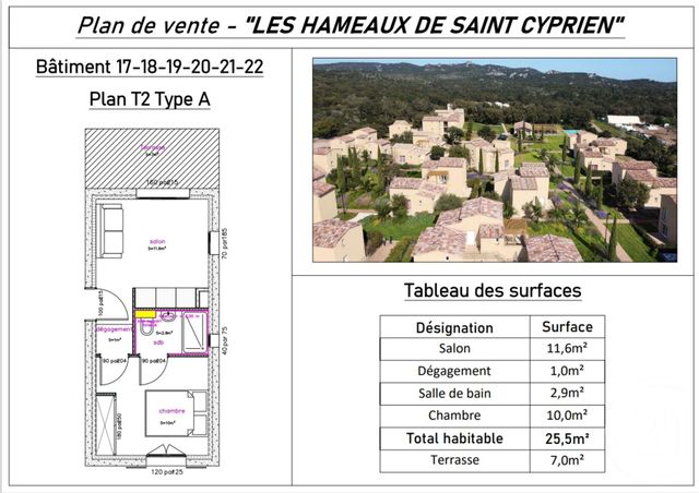 Afficher la photo en grand Appartement F2 à vendre - 2 pièces - 24.5 m2 - PORTO VECCHIO - 20 - CORSE - Century 21 Paoli Immobilier