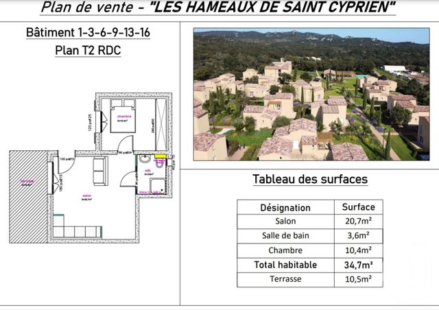 Afficher la photo en grand Appartement F2 à vendre - 2 pièces - 34.7 m2 - PORTO VECCHIO - 20 - CORSE - Century 21 Paoli Immobilier