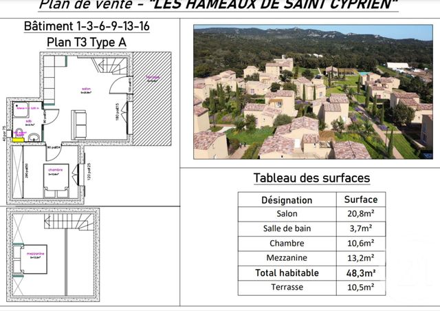 Afficher la photo en grand Appartement F3 à vendre - 3 pièces - 48.3 m2 - PORTO VECCHIO - 20 - CORSE - Century 21 Paoli Immobilier