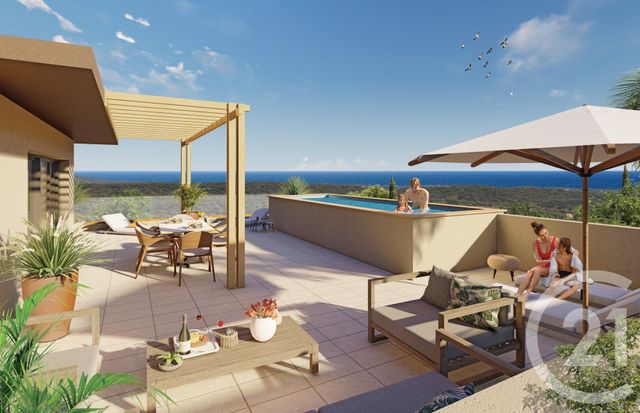 Appartement F4 à vendre - 4 pièces - 109.37 m2 - SARI SOLENZARA - 201 - CORSE - Century 21 Paoli Immobilier